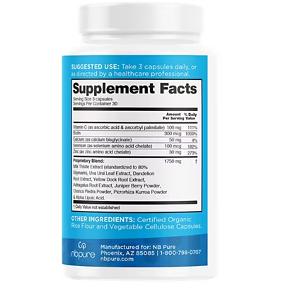 NB Pure Liver Fend - Detox and Cleanse (90 Capsules)