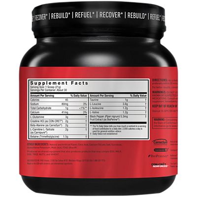 JYM Supplement Science- Post Jym BCAAs + Recovery Matrix - Blue Arctic Freeze (22 oz. / 30 Servings)