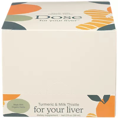 Dose- Dose for Your Liver Shot - Liver Health Support with Milk Thistle - Orange & Ginger (1 Shots, 2 Fl. Oz.)