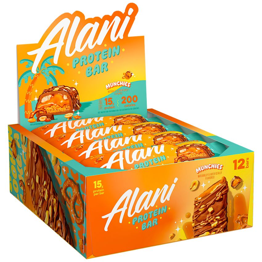 Alani Nu Protein Bar - Munchies (12 Bars)
