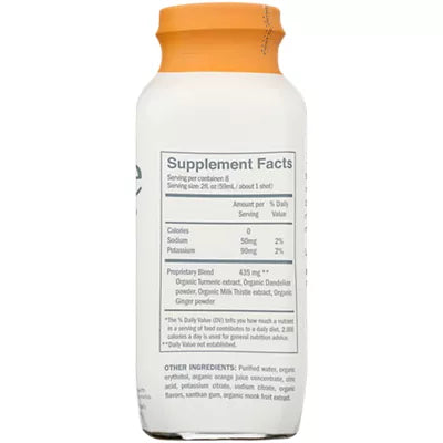 Dose for Your Liver Cleanse Detox & Repair, Organic Milk Thistle Supplement with Turmeric, Dandelion, Ginger, and Orange, Promotes Optimal Liver Function,16oz Bottle, 1 Pack-( 1 Weeks Suppl-16oz)