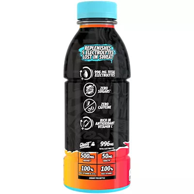 GHOST Hydration Drink - Strawbango (12 Drinks, 16.9 Fl. Oz. Each)