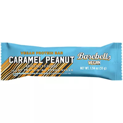 Barebells Vegan Protein Bar - Caramel Peanut (12 Bars)