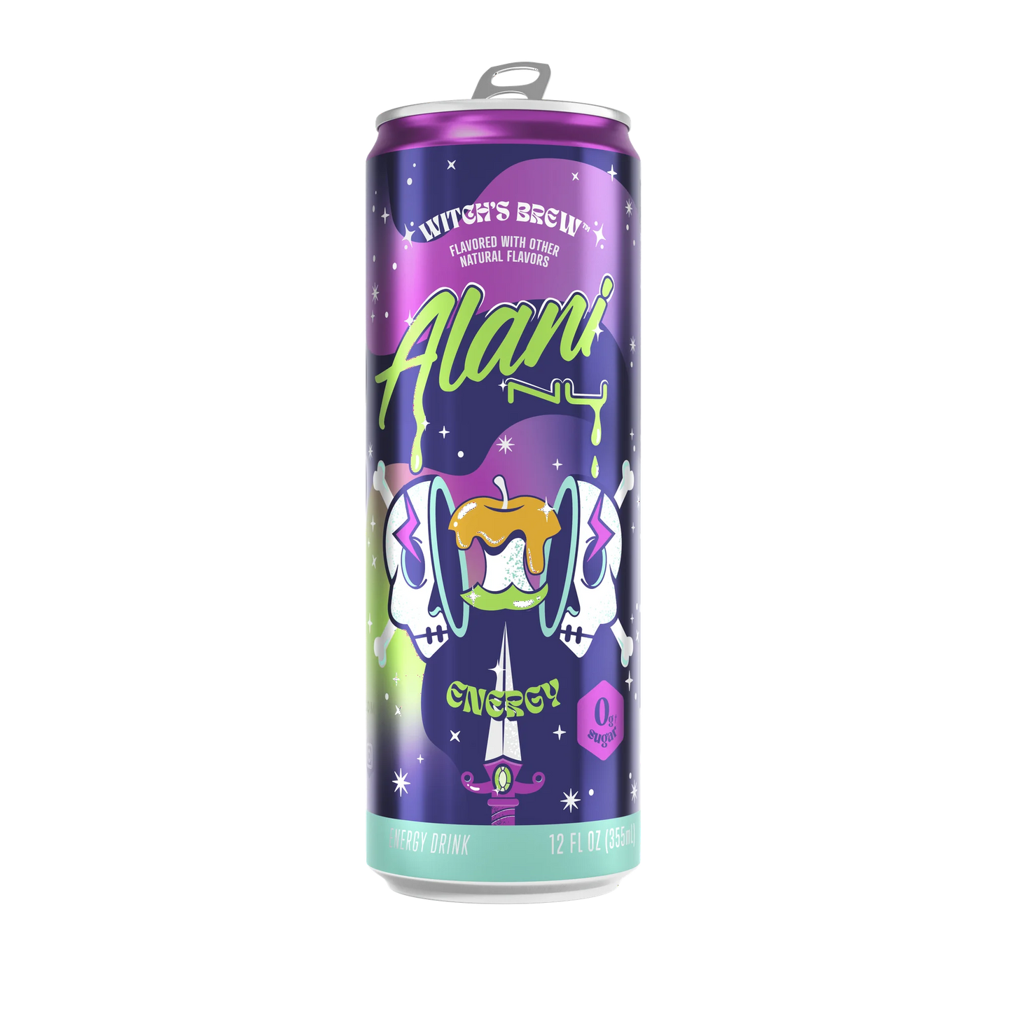 Alani Nu Sugar-Free Energy Drink, Witch's Brew 12 fl oz (pack of 12 Can)