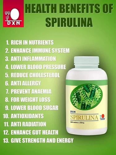 DXN Spirulina Tablets (500 Tablets)
