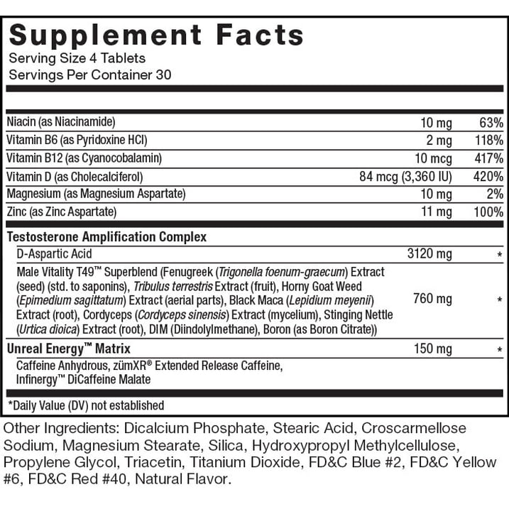 Force Factor-Test X180 Boost, Pre-Workout Testosterone Booster, 120 Tablets