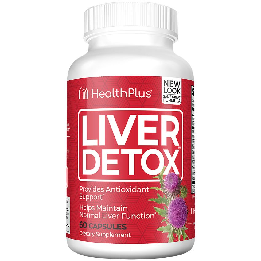 Health Plus- Liver Detox with Turmeric Root, Milk Thistle, NAC & Alpha Lipoic Acid - 620 MG (60 Capsules)