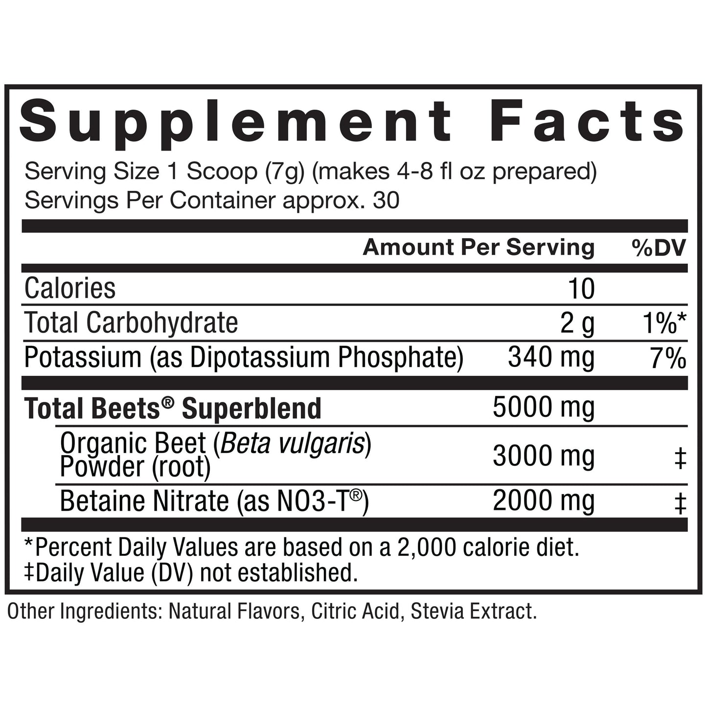 Force Factor-Total Beets, Beetroot Powder Juice Mix Supplement, 30 Servings