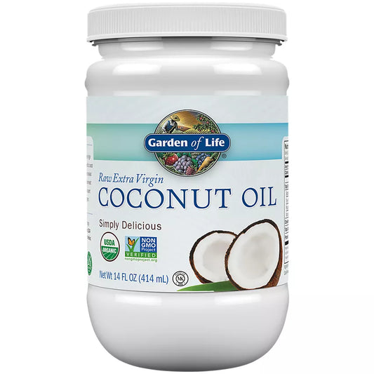 Garden of Life Raw Organic Extra Virgin Coconut Oil (14 Fluid Ounces)
