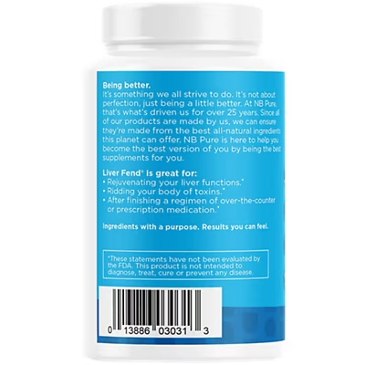NB Pure Liver Fend - Detox and Cleanse (90 Capsules)