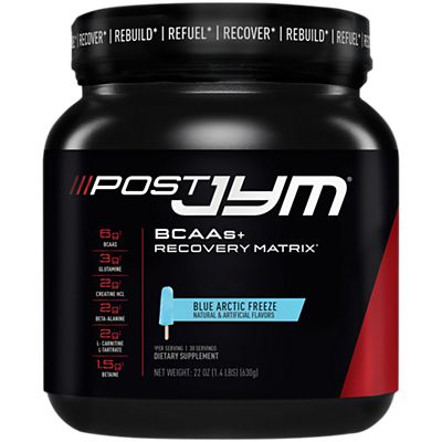 JYM Supplement Science- Post Jym BCAAs + Recovery Matrix - Blue Arctic Freeze (22 oz. / 30 Servings)