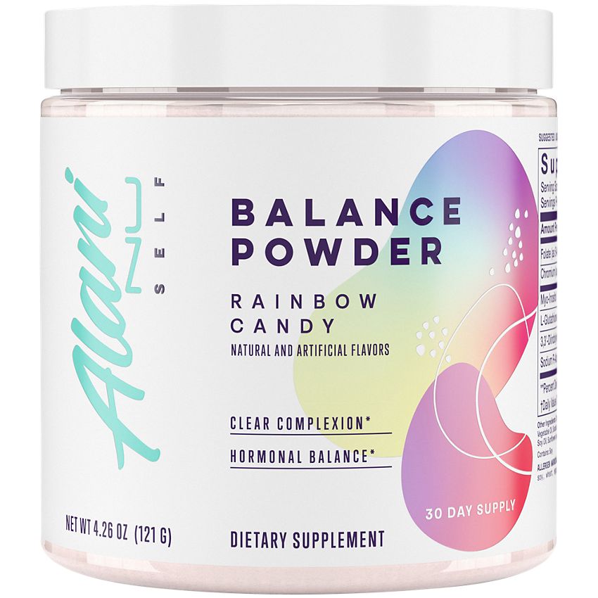 Alani Nu Balance Powder - Supports Hormone Balance & Weight Management - Rainbow Candy (30 Servings)