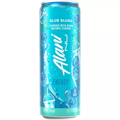 Alani Nu Energy Drink - Blue Slush by Whitney Simmons (12 Drinks, 12 Fl. Oz. Each)