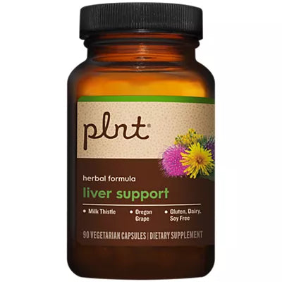 plnt- Liver Support – Herbal Formula with Milk Thistle & Oregon Grape (90 Vegetarian Capsules)