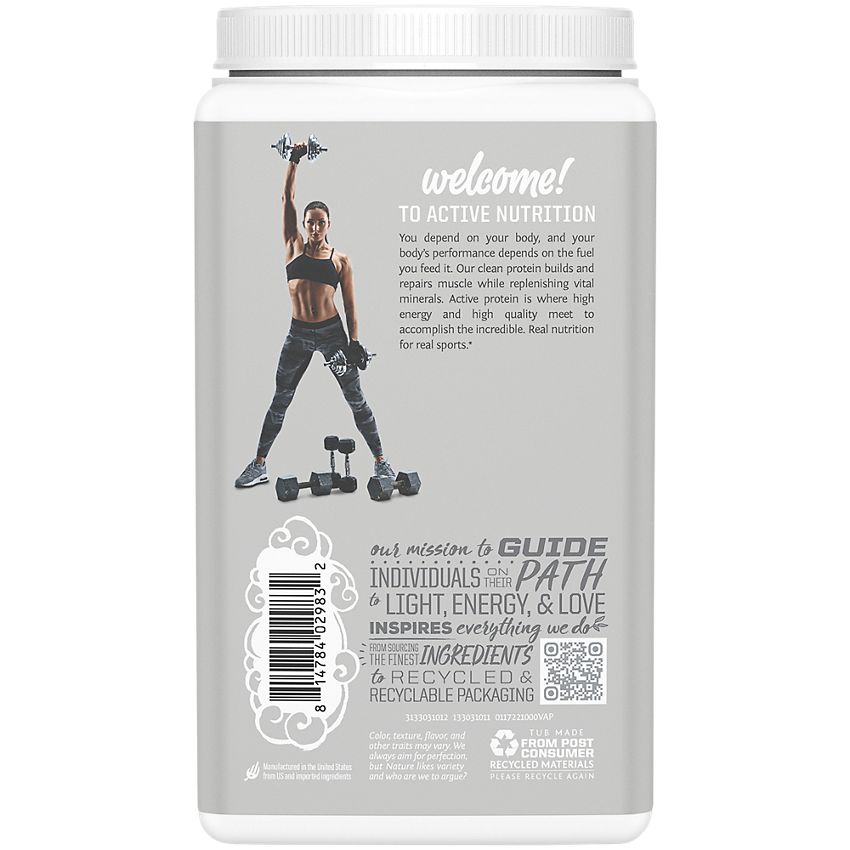 SunWarrior Plant-Based Active Protein - Vanilla (2.2 Lbs. / 20 Servings)