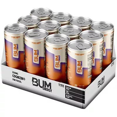 BUM Energy Drink - Orange Sunrise (12 Drinks, 12 Fl. Oz. Each)