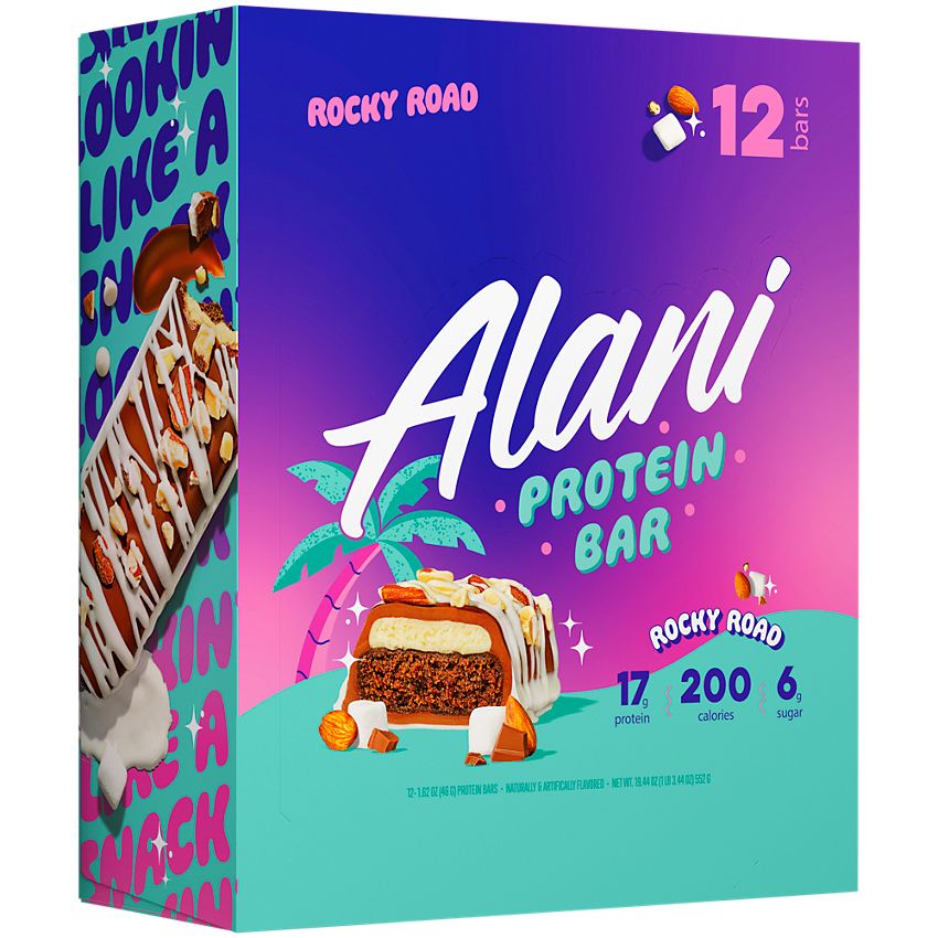 Alani Nu Protein Bar - Rocky Road (12 Bars)