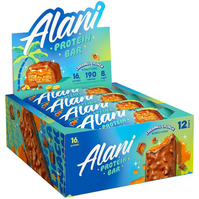 Alani Nu Protein Bar - Caramel Crunch (12 Bars)