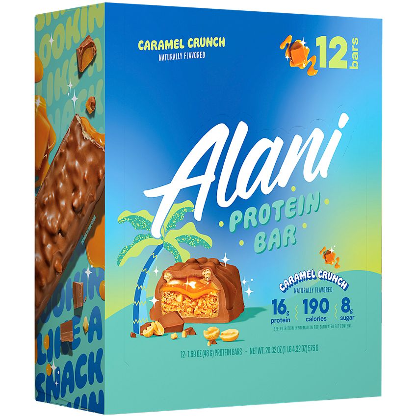 Alani Nu Protein Bar - Caramel Crunch (12 Bars)