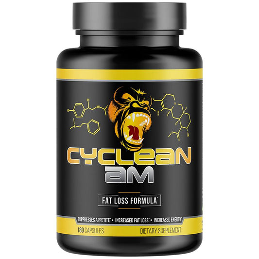 Gorilla Mind Cyclean AM – Stimulant-Based Fat Loss Formula (180 Capsules)