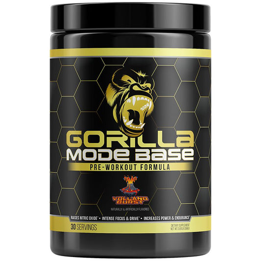 Gorilla Mind - Gorilla Mode Base Pre-Workout Formula – Volcano Burst (0.81 lbs./30 Servings)