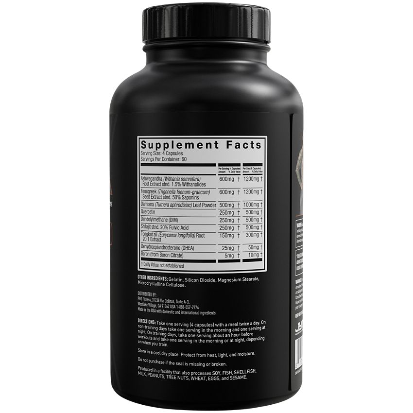 JYM Supplement Science Alpha Advanced Testosterone Optimization with Ashwagandha, Fenugreek and Shilajit (240 Capsules)