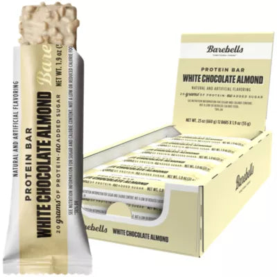 Barebells Protein Bar - White Chocolate Almond (12 Bars)