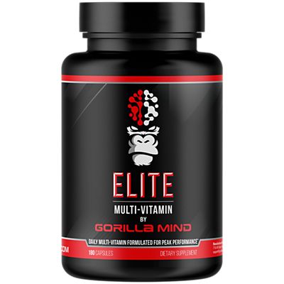 Gorilla Mind - Elite Multivitamin – Formulated for Peak Performance (180 Capsules)