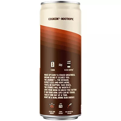 BUM Energy Drink - Root Beer (12 Drinks, 12 Fl. Oz. Each)
