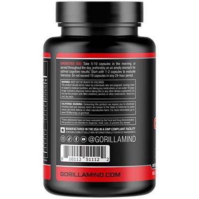 Gorilla Mind Advanced Nootropic Formula (150 Capsules)