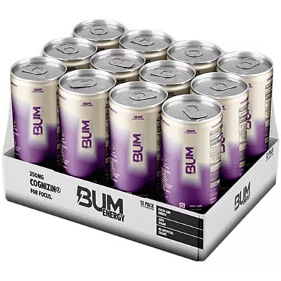 BUM Energy Drink - Grape (12 Drinks, 12 Fl. Oz. Each)