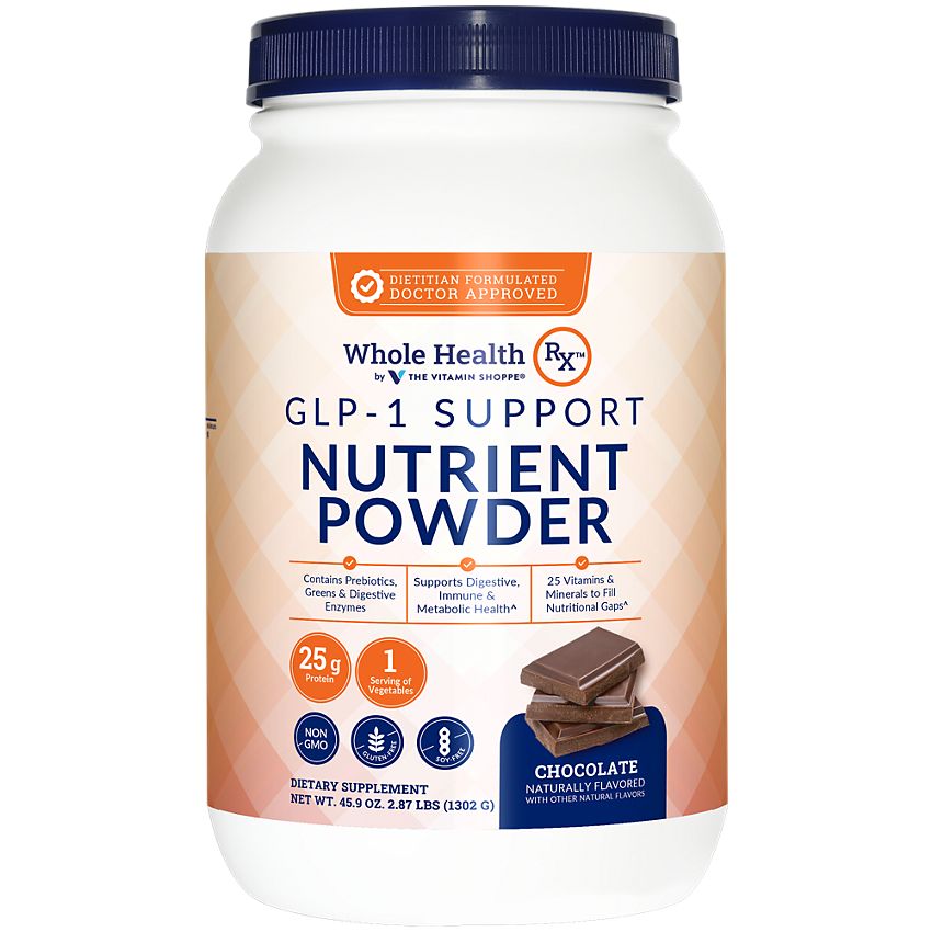 Whole Health RX GLP-1 Support Nutrient Powder – Chocolate (2.87 lbs./30 Servings)