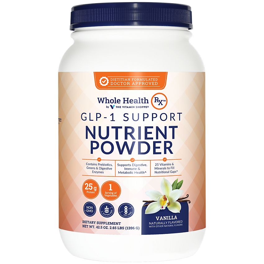 Whole Health RX GLP-1 Support Nutrient Powder – Vanilla (2.65 lbs./30 Servings)