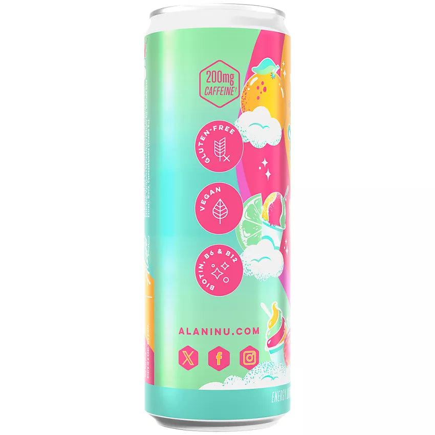Alani Nu Energy Drink - Sherbet Swirl - Limited Edition (12 Drinks, 12 Fl. Oz. Each)