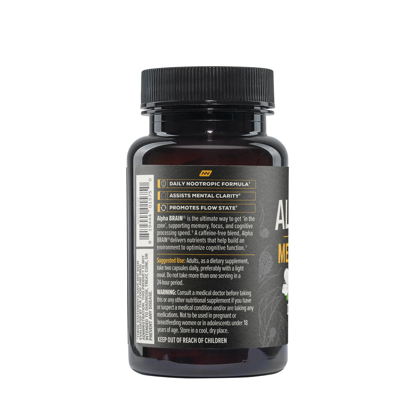 ONNIT Alpha BRAIN Premium Nootropic Brain Health Supplement, Memory and Focus Support ( 14 Ct )