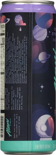 24 Pack-Alani Nu COSMIC STARDUST, Sugar Free, Low Calorie Energy Drinks, 200mg Caffeine, Biotin, B Vitamins, Zero Sugar, 10 Calories, 12 Fl Oz Cans