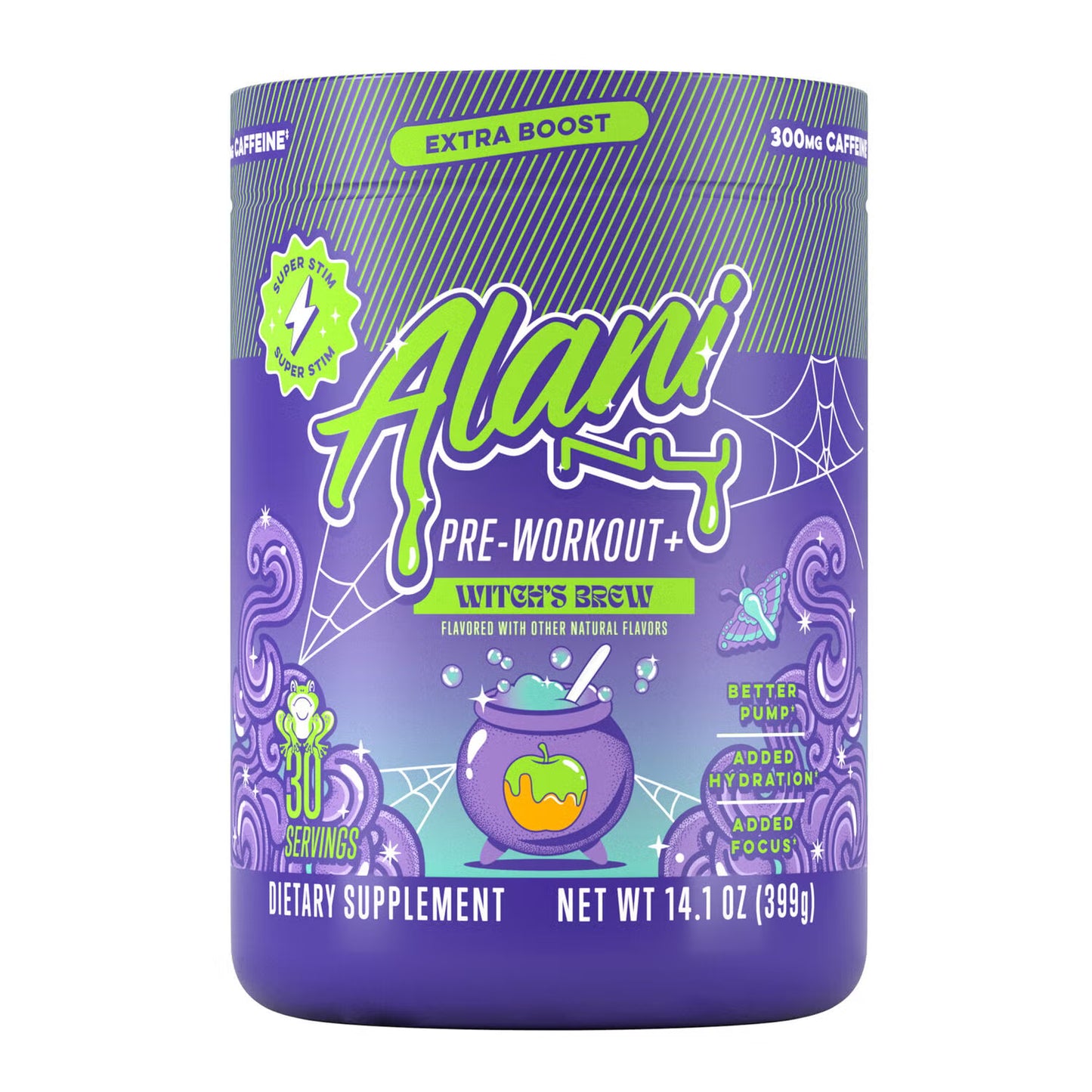 Alani Nu Pre-Workout with Extra Boost - Witch's Brew (14.1 Oz. / 30 Servings)