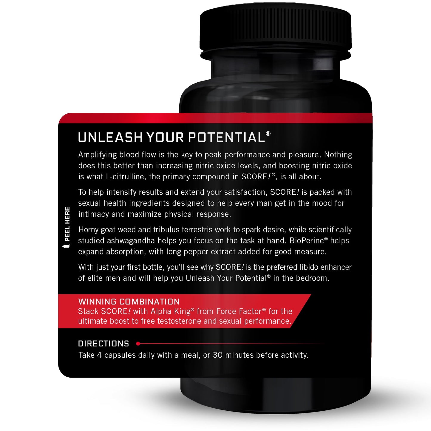 Force Factor - SCORE! Libido Enhancer for Men with L-Citrulline, 76 Capsules