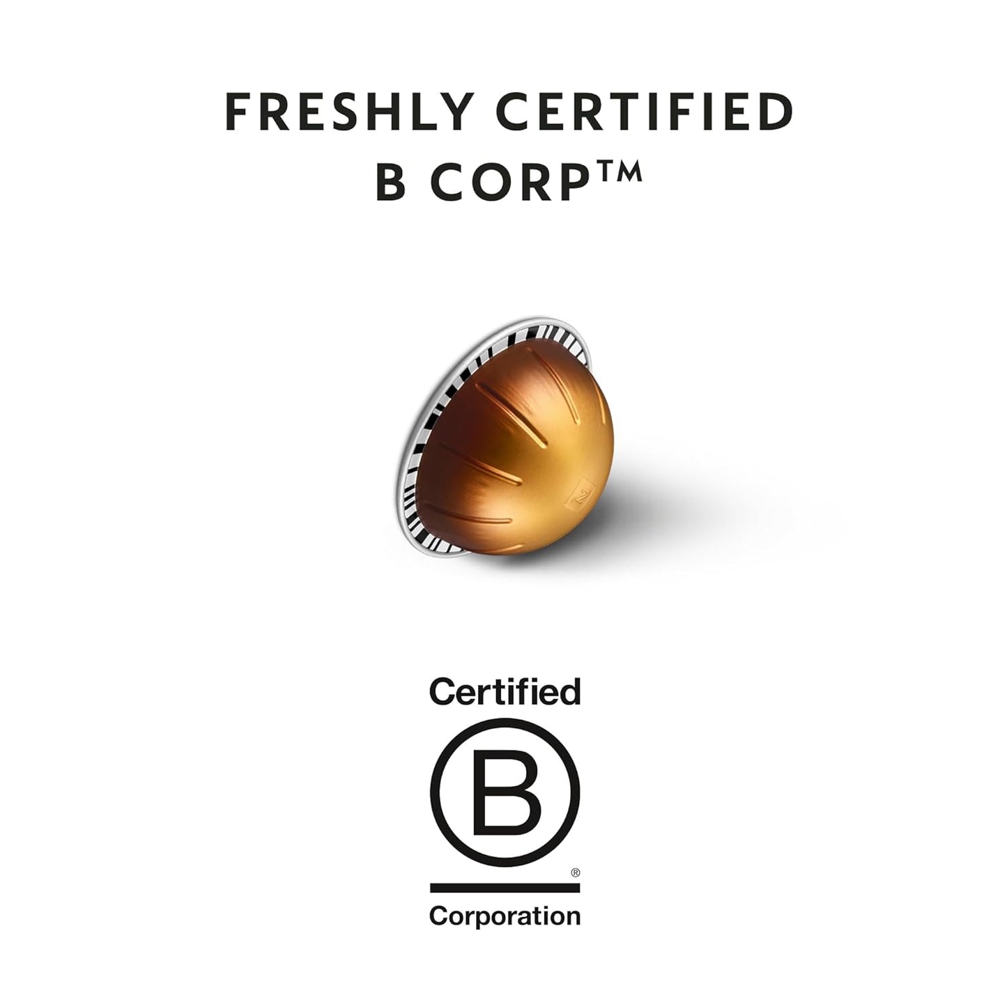 Nespresso Capsules Vertuo, Double Espresso Dolce, 30-Count Espresso Pods, Brews 2.7 oz.