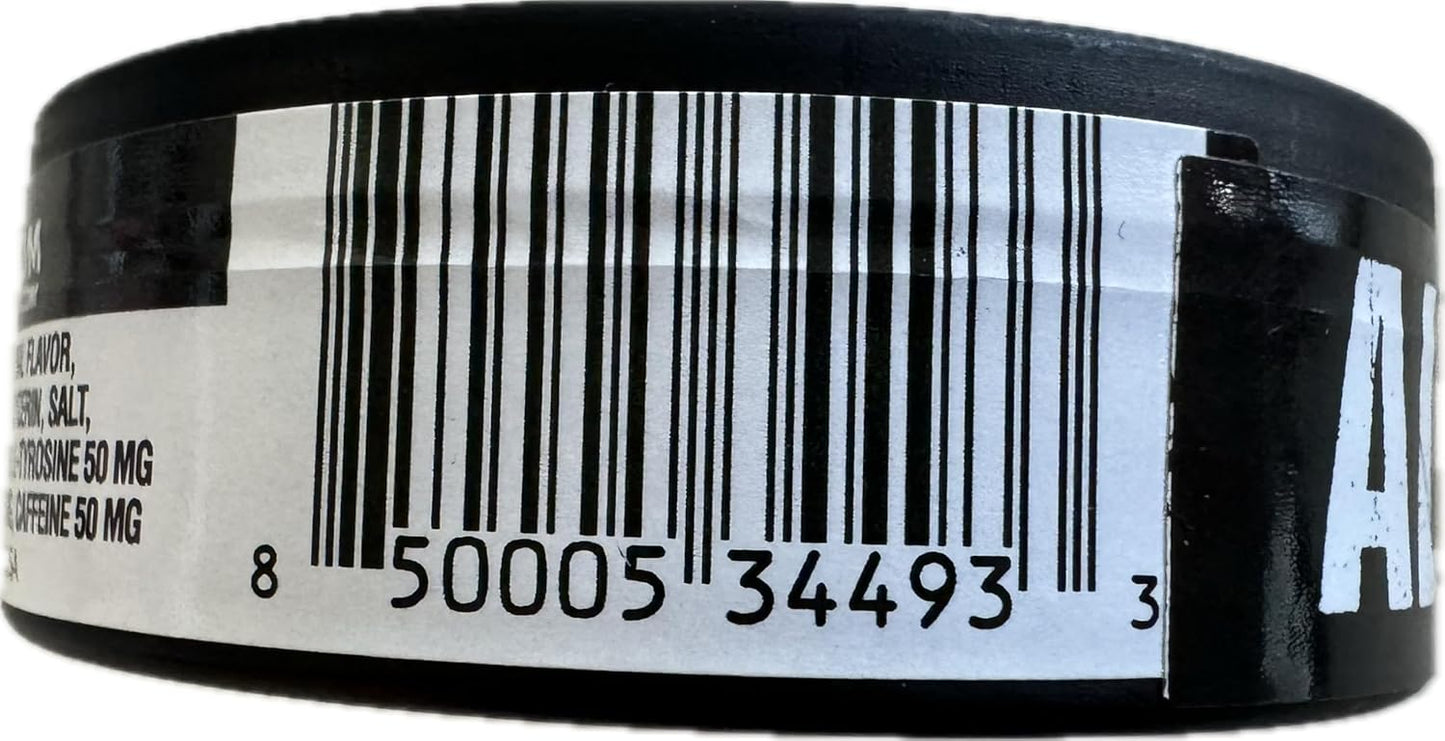 Fully Loaded Alpha Fuel Nootropic Pouches (Mint Fuel) - 5 Cans, 15 Pouches per can - Nootropic Energy Pouches with Caffeine, Alpha GPC, Tyrosine, Taurine, Guarana and More.