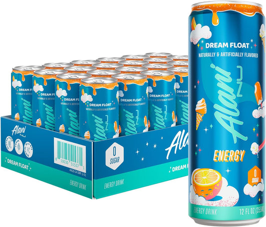 Alani Nu Energy Drink - Dream Float ( 24 Drinks , 12 Fl Oz. Each)