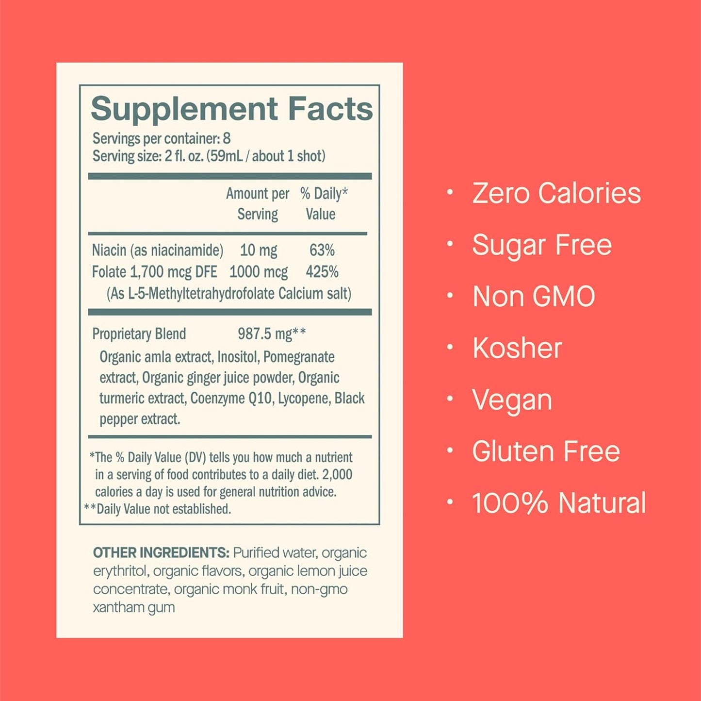 Dose for Cholesterol Supplements Maintain Healthy Cholesterol Levels and Supports Cardiovascular Health Gluten-Free Vegan Zero Sugar, 16oz Bottle, 6 Pack (6 Week Supply)