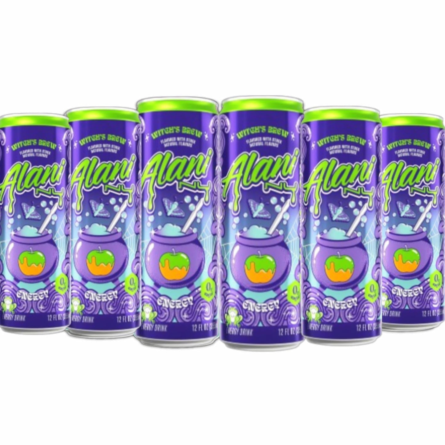 Alani Nu Energy Drink - Witch's Brew (6 Drinks, 12 Fl. Oz. Each)