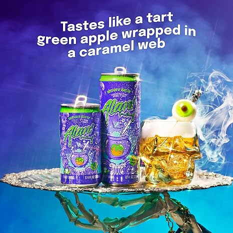 Alani Nu WITCHES BREW, Low Calorie Energy Drinks, 100mg Caffeine, Biotin, B Vitamins, Zero Sugar, 10 Calories or Less, 8 Fl Oz Cans, 12 Pack