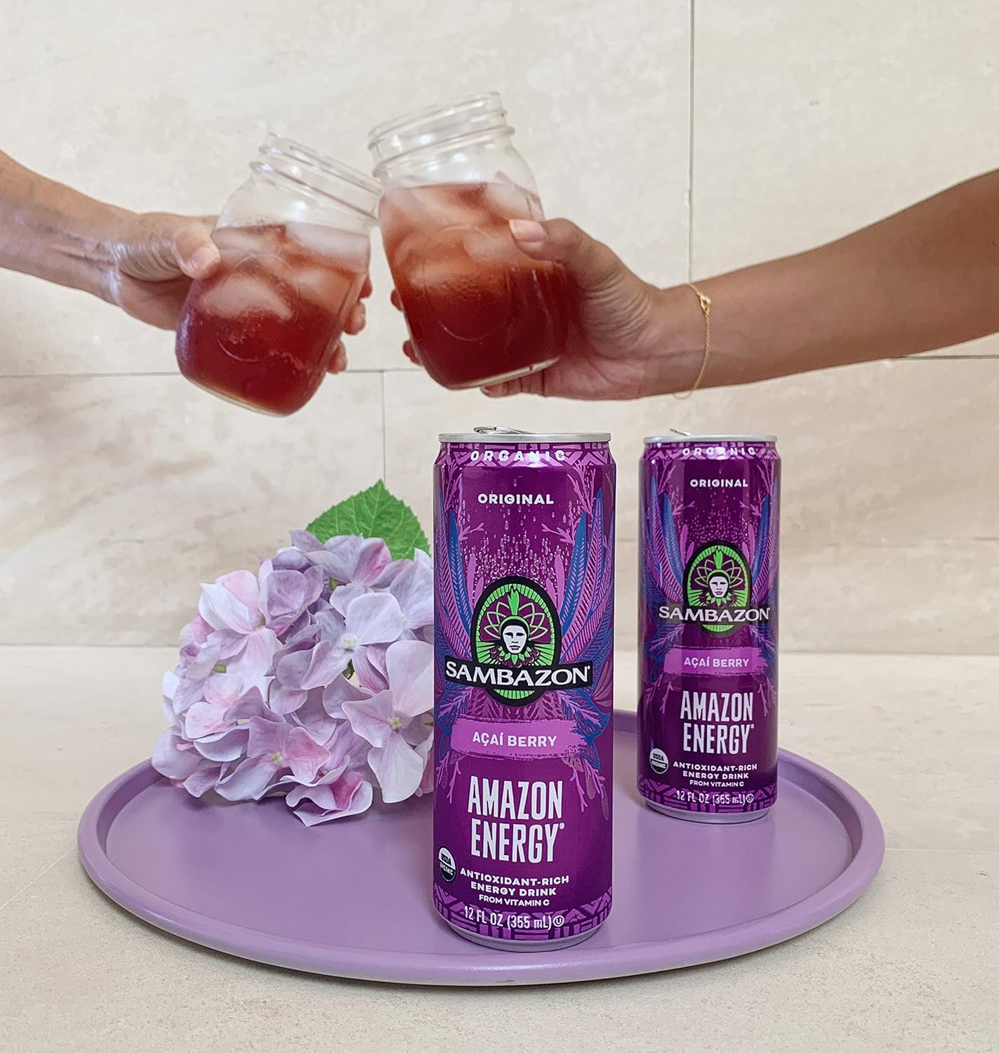 Sambazon Organic Amazon Energy Drink, Original Acai Berry, 12 Ounce (Pack of 12)