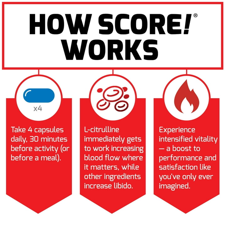 Force Factor - SCORE! Libido Enhancer for Men with L-Citrulline, 76 Capsules