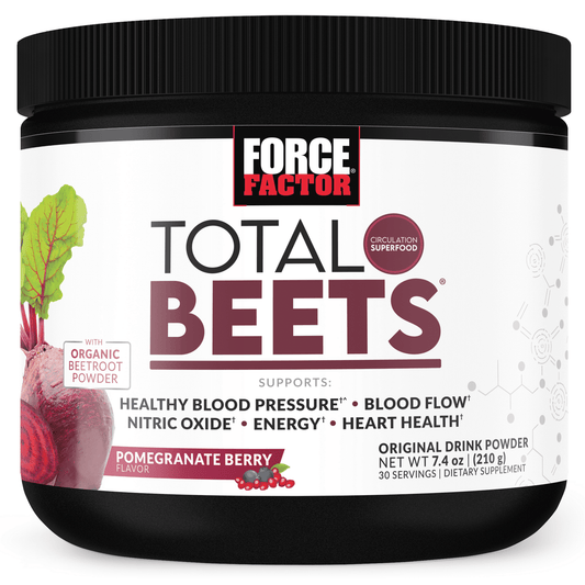 Force Factor-Total Beets, Beetroot Powder Juice Mix Supplement, 30 Servings