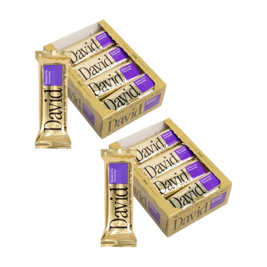 David Protein Protein Bar - Blueberry Pie (24 Bars)