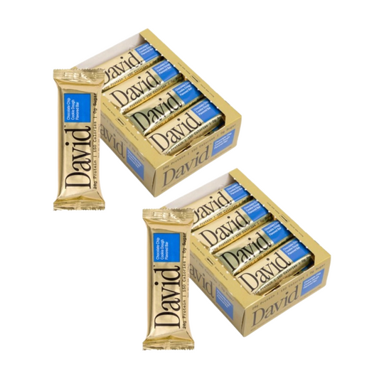 David Protein Protein Bar - Chocolate Chip Cookie Dough (24 Bars)