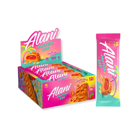 Alani Nu Protein Bar - Peanut Butter & Jelly (12 Bars)